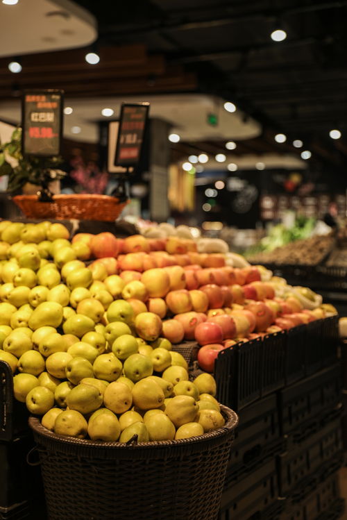 香梨、蘋果與茶葉 商場超市商品攝影的藝術與技巧