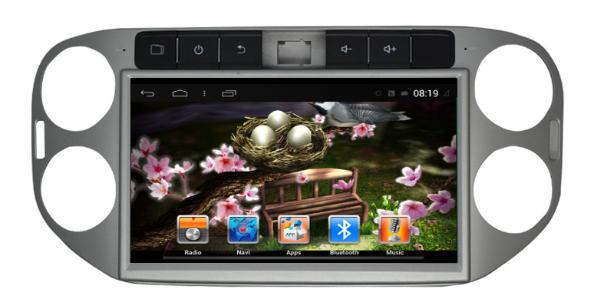 大眾途觀VW10.1寸車載電腦車載導航儀車載DVD高清經濟型地圖導航